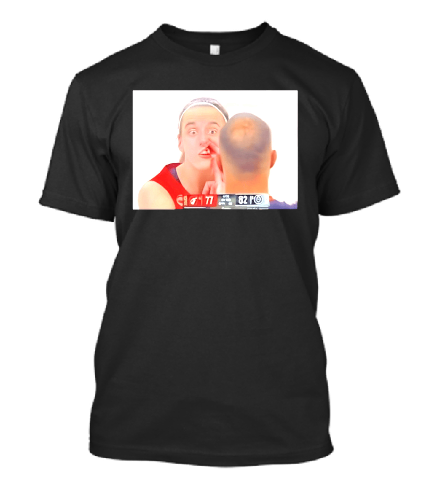 Caitlin Clark Indiana Fever Bleeding Incident Basketball Game Moment T-Shirt