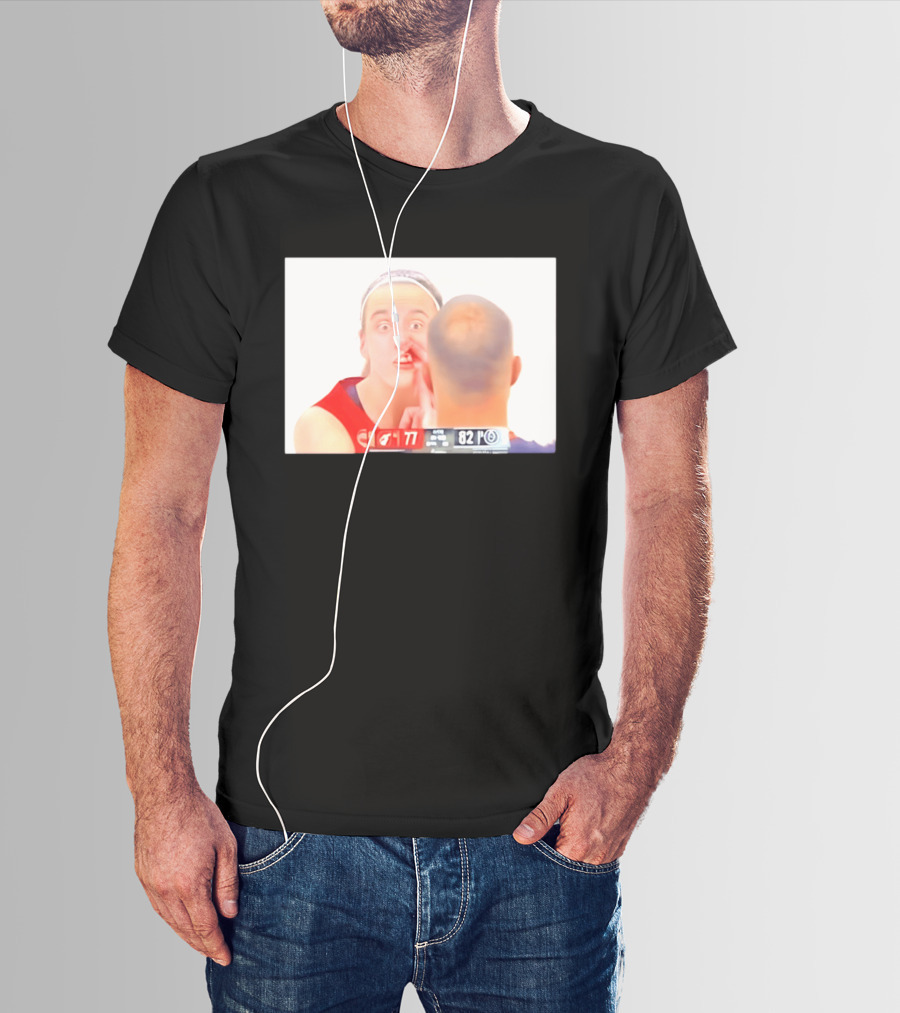 Caitlin Clark Indiana Fever Bleeding Incident Basketball Game Moment T-Shirt