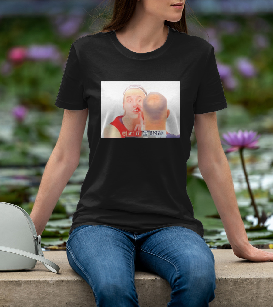 Caitlin Clark Indiana Fever Bleeding Incident Basketball Game Moment T-Shirt
