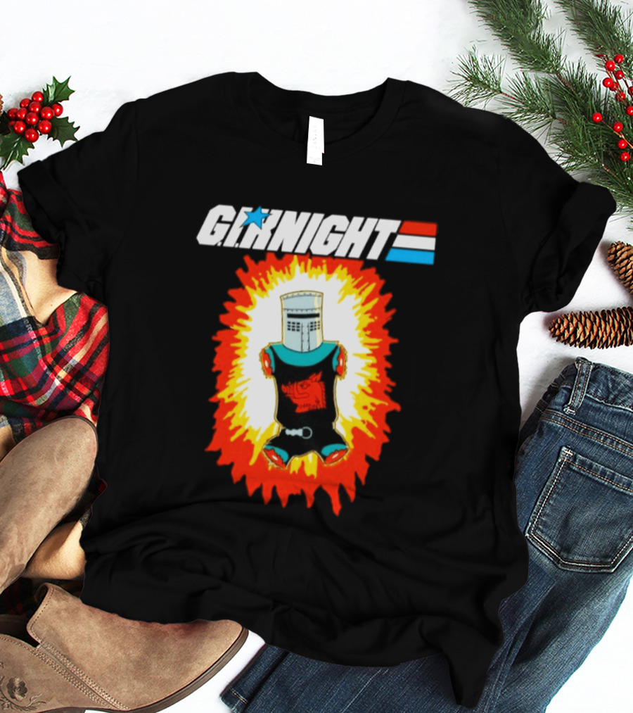 GI Night Black Knight Monty Python Exploding T-Shirt