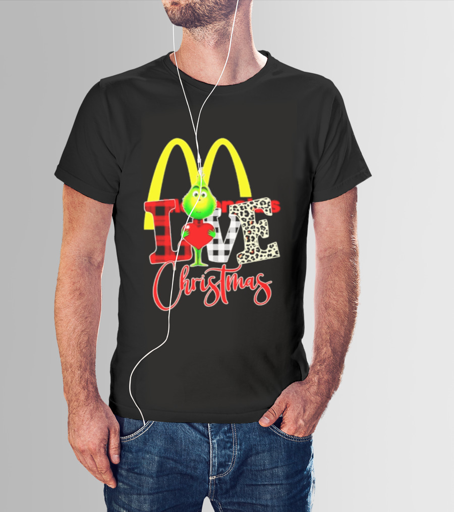 McDonald's Grinch Love Christmas 2026 Collaboration T-Shirt