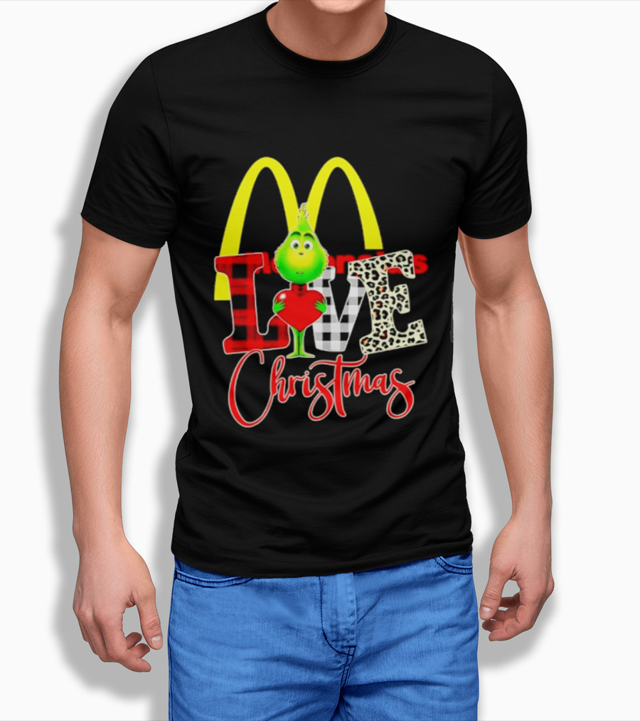 McDonald's Grinch Love Christmas 2026 Collaboration T-Shirt