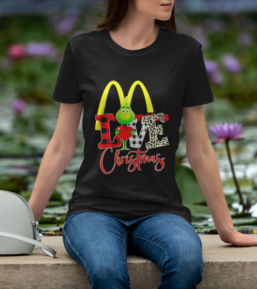 McDonald's Grinch Love Christmas 2026 Collaboration T-Shirt