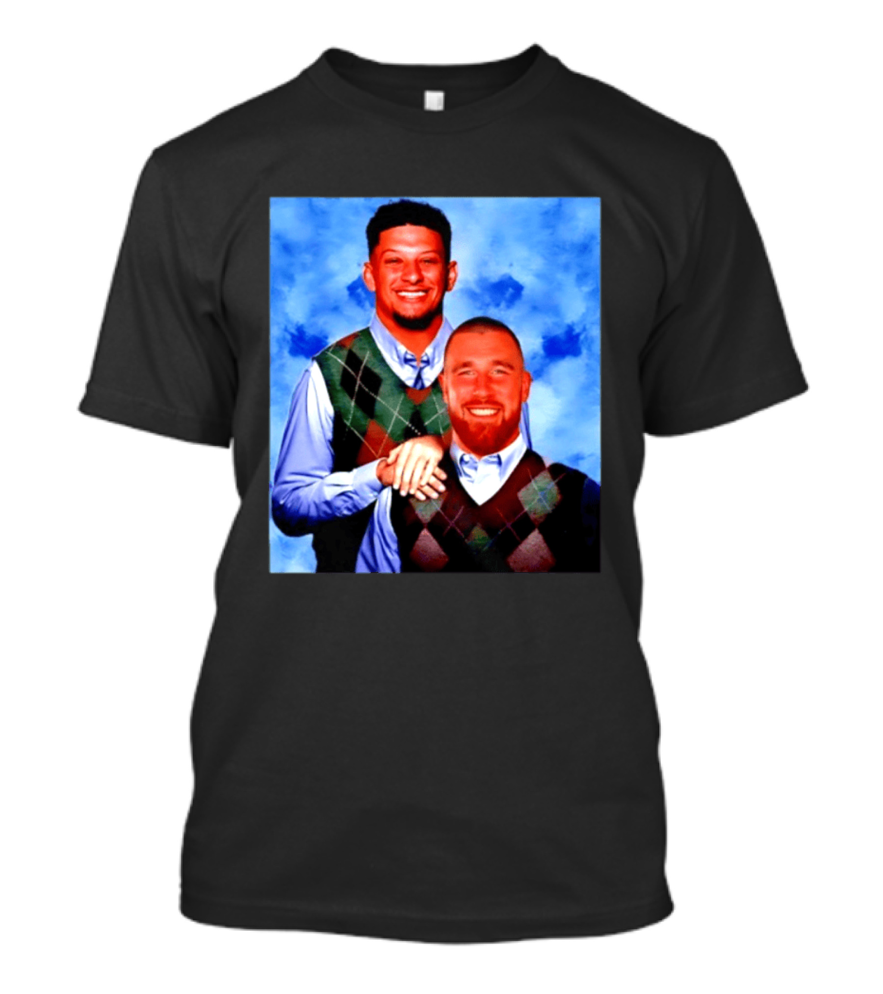 Patrick Mahomes Travis Kelce Step Brothers Meme Football T-Shirt