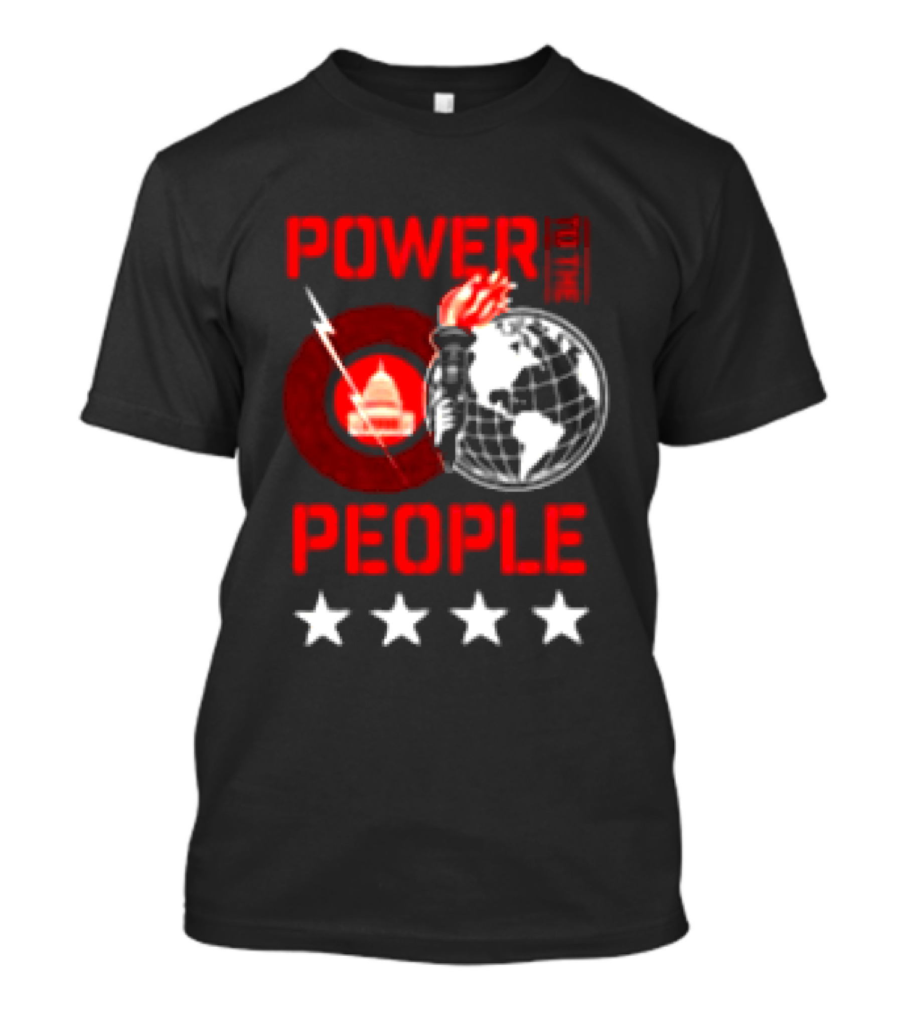 Power To The People 2026 Columbia MD October 3 Merriweather Post Pavilion Capitol Globe Torch T-Shirt