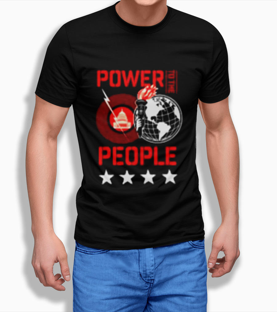 Power To The People 2026 Columbia MD October 3 Merriweather Post Pavilion Capitol Globe Torch T-Shirt