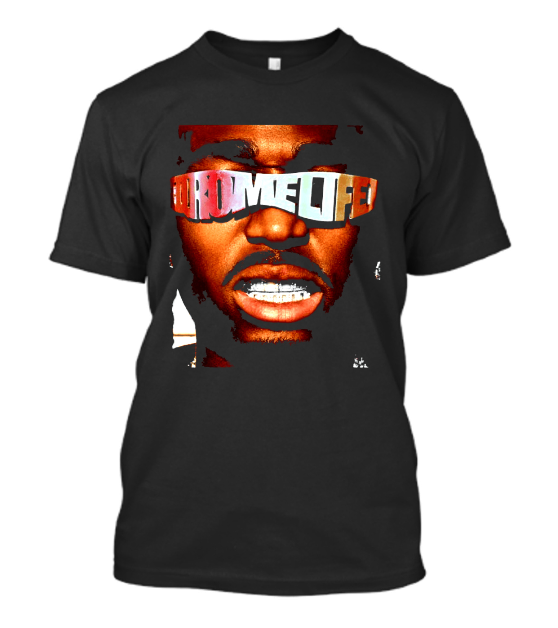 Qromelife Album Cover Featuring Quavo Face T-Shirt