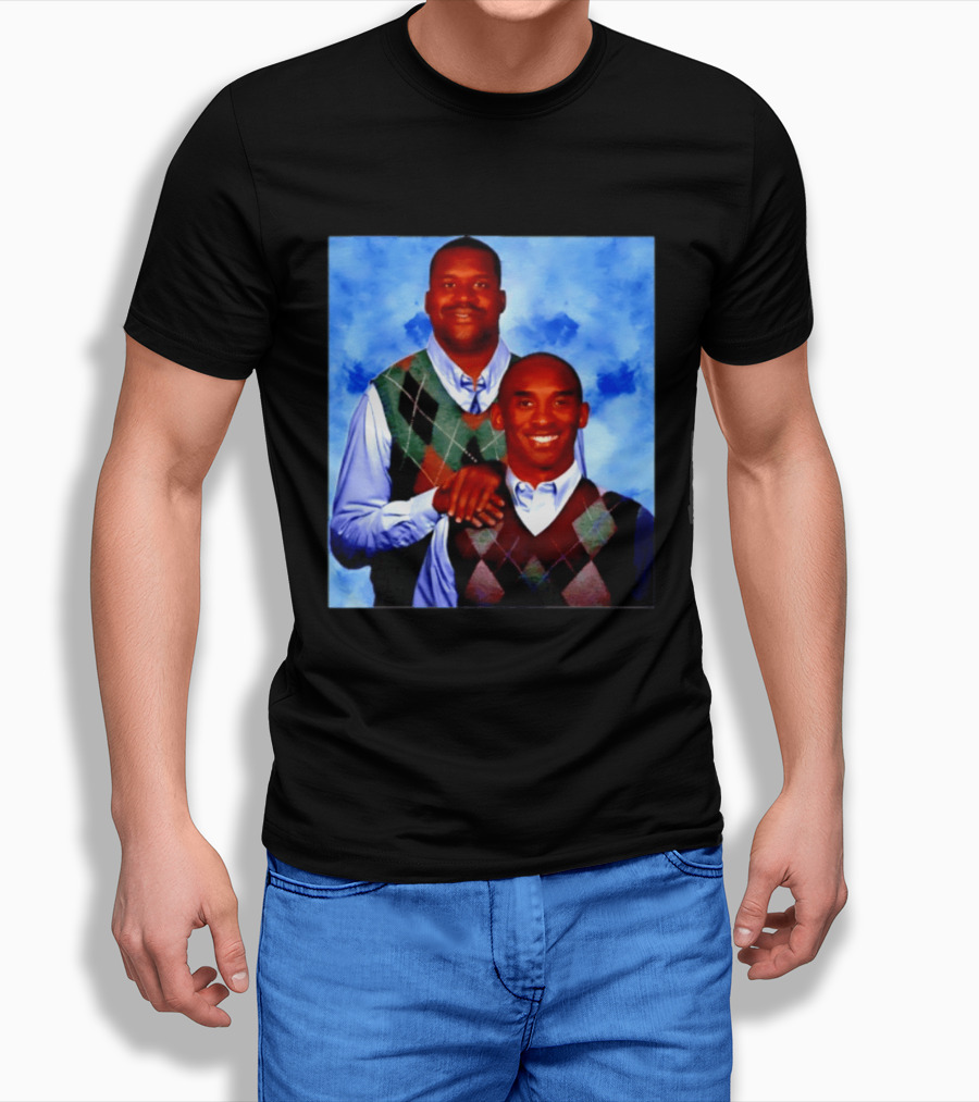 Shaquille O'Neal Kobe Bryant Step Brothers Meme Basketball T-Shirt