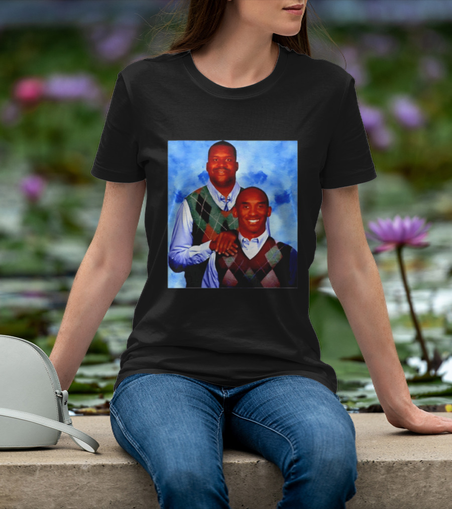 Shaquille O'Neal Kobe Bryant Step Brothers Meme Basketball T-Shirt