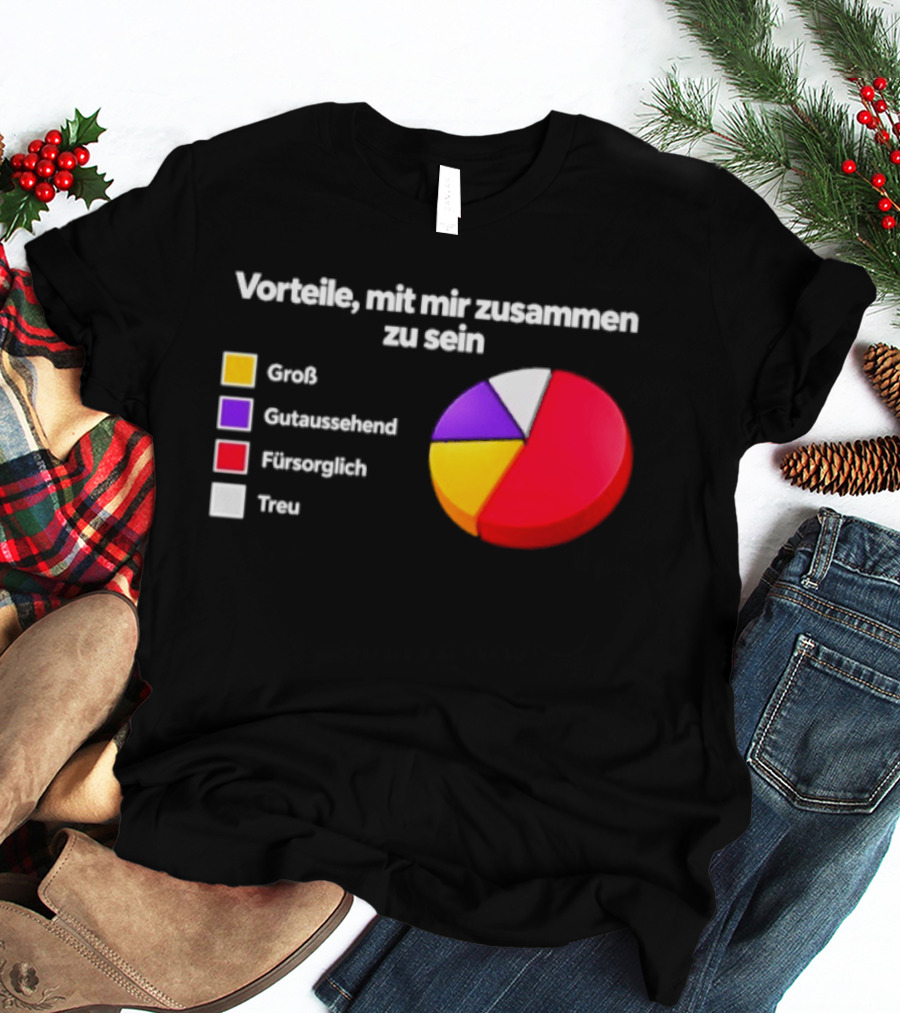 Vorteile Mit Mir Zusammen Zu Sein Grafik Groß Loyal Romantisch Abenteuerlustig T-Shirt