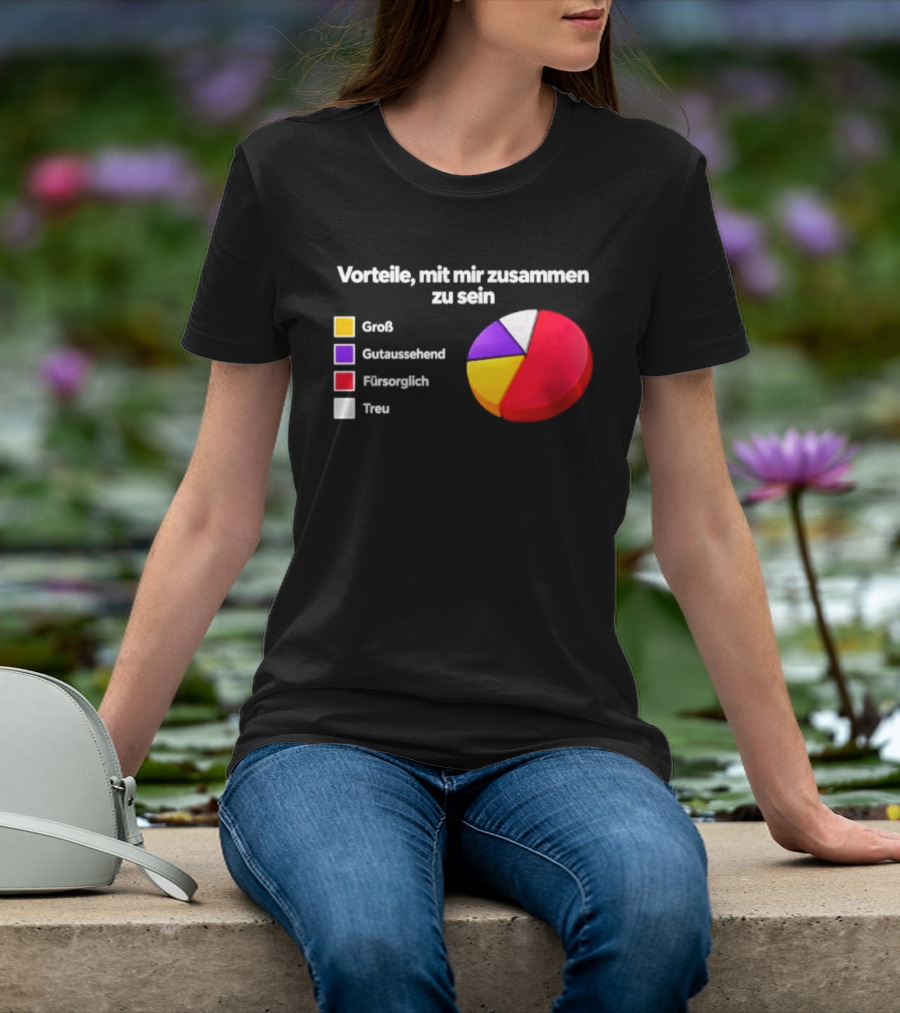 Vorteile Mit Mir Zusammen Zu Sein Grafik Groß Loyal Romantisch Abenteuerlustig T-Shirt