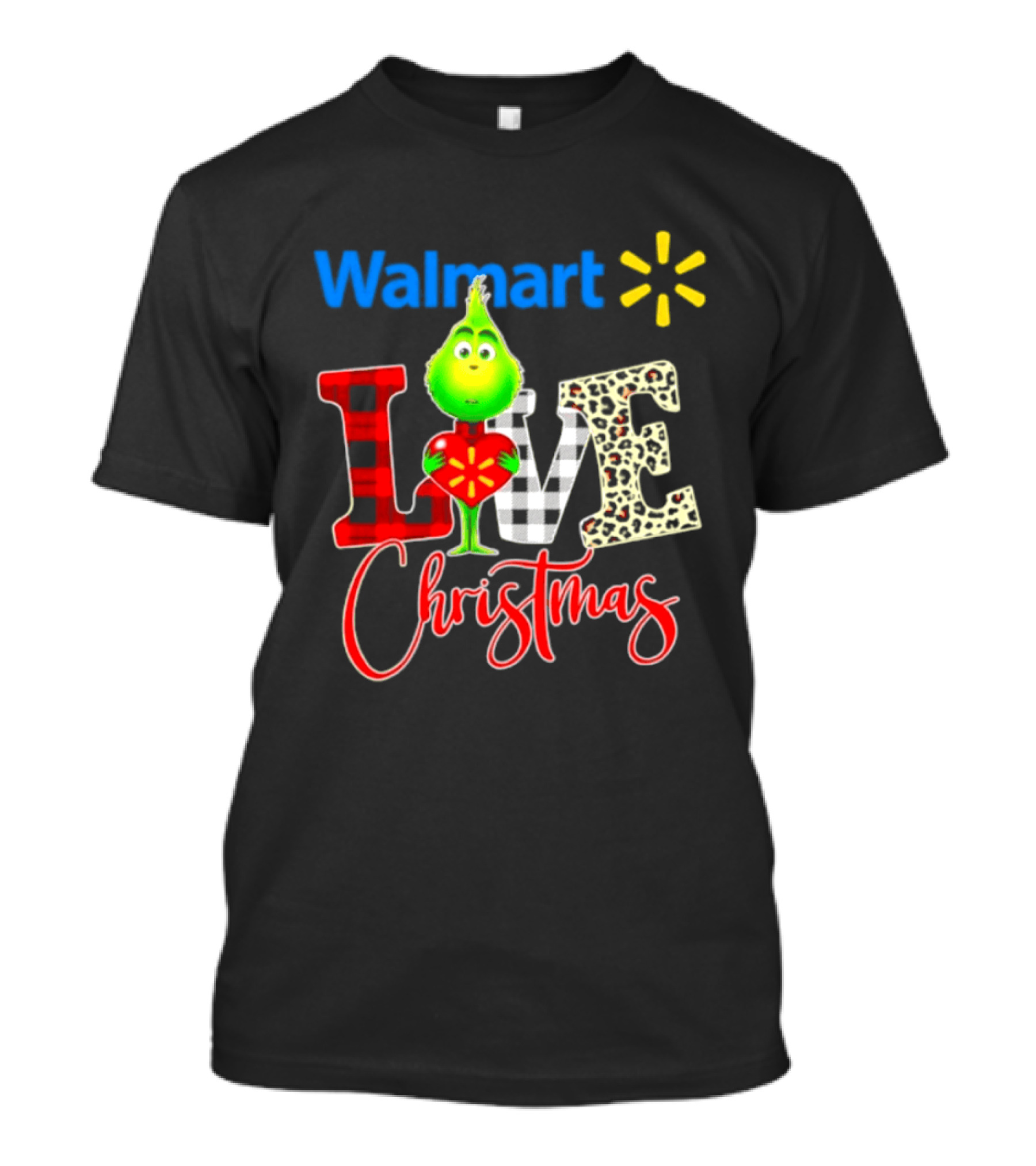 Walmart Grinch Love Christmas 2026 Cartoon T-Shirt