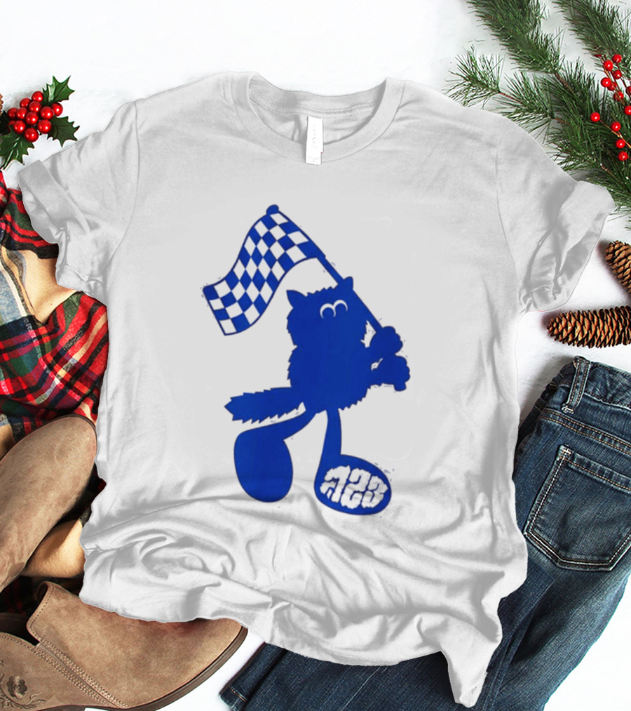 Alex Albon Quadrant Singapore Race Week Mascot 23 Checkered Flag T-Shirt