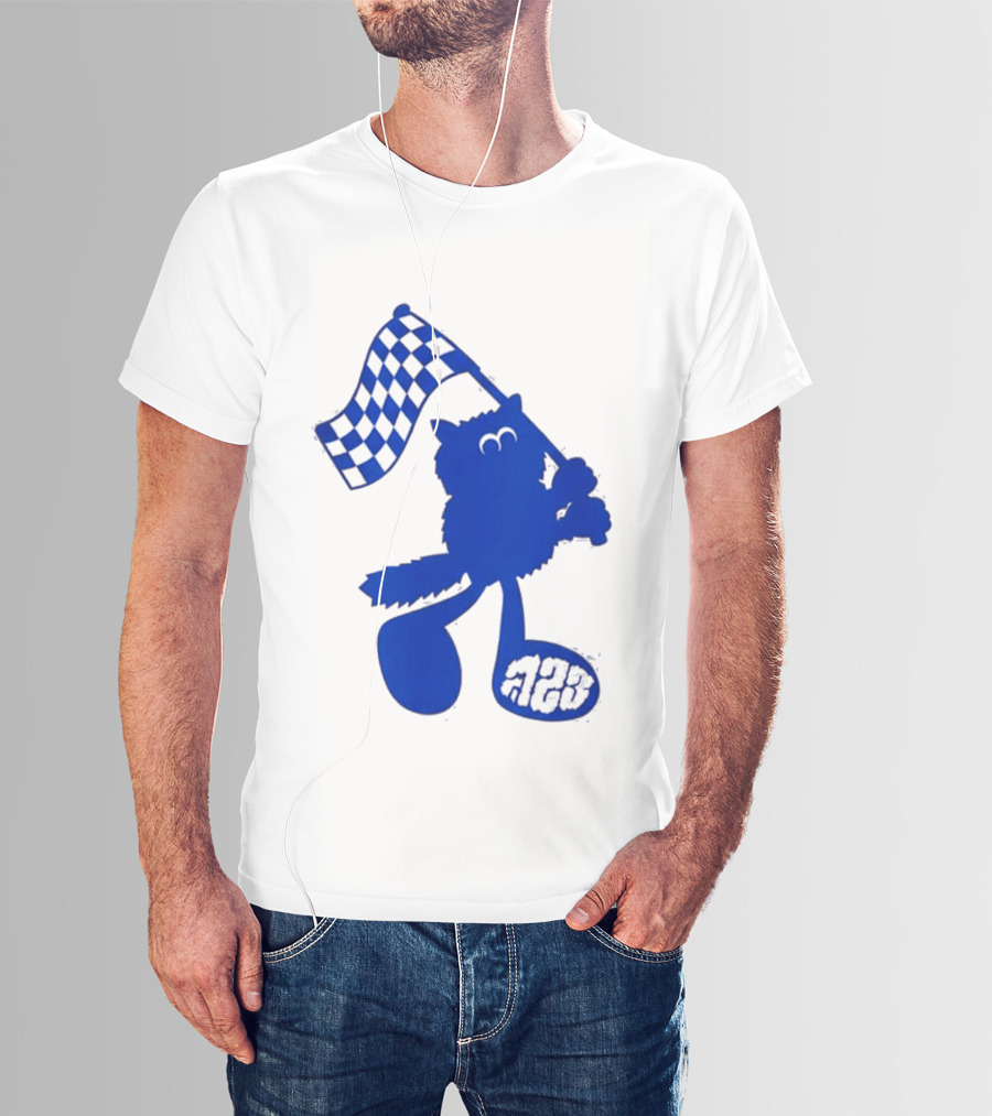 Alex Albon Quadrant Singapore Race Week Mascot 23 Checkered Flag T-Shirt