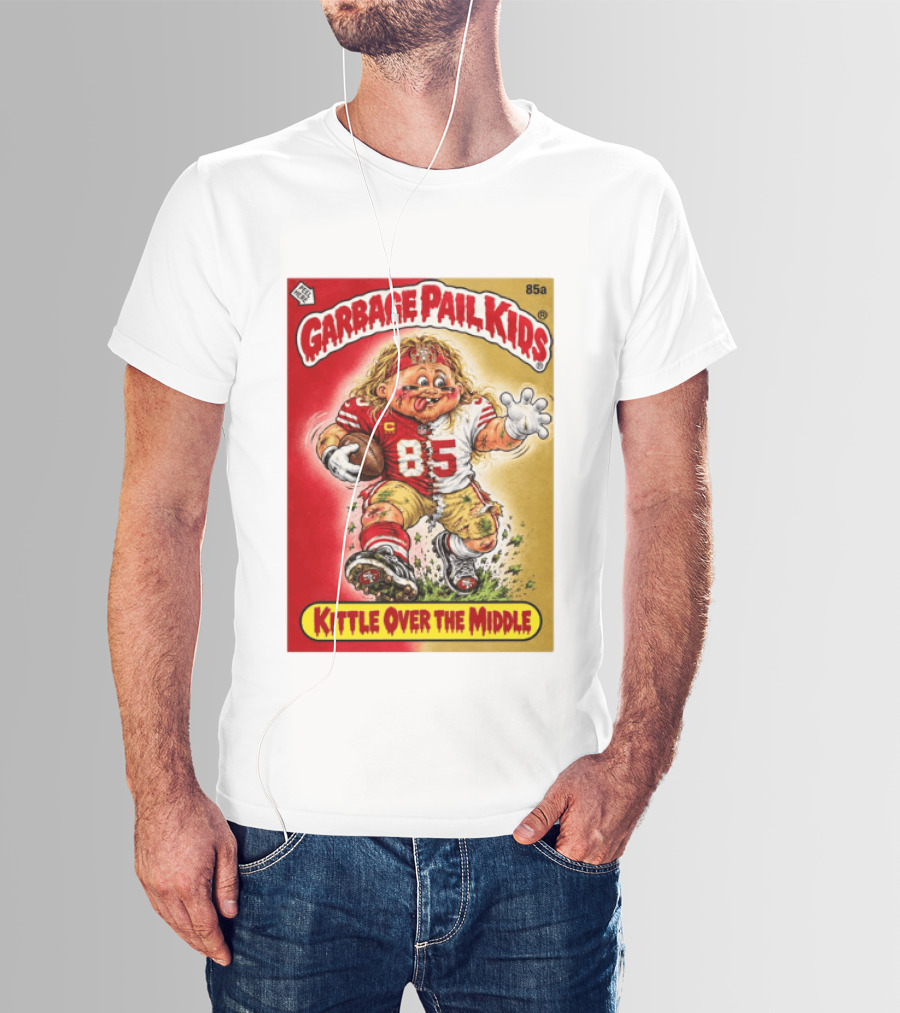 Garbage Pail Kids 85a Kittle Over The Middle San Francisco 49ers Football T-Shirt