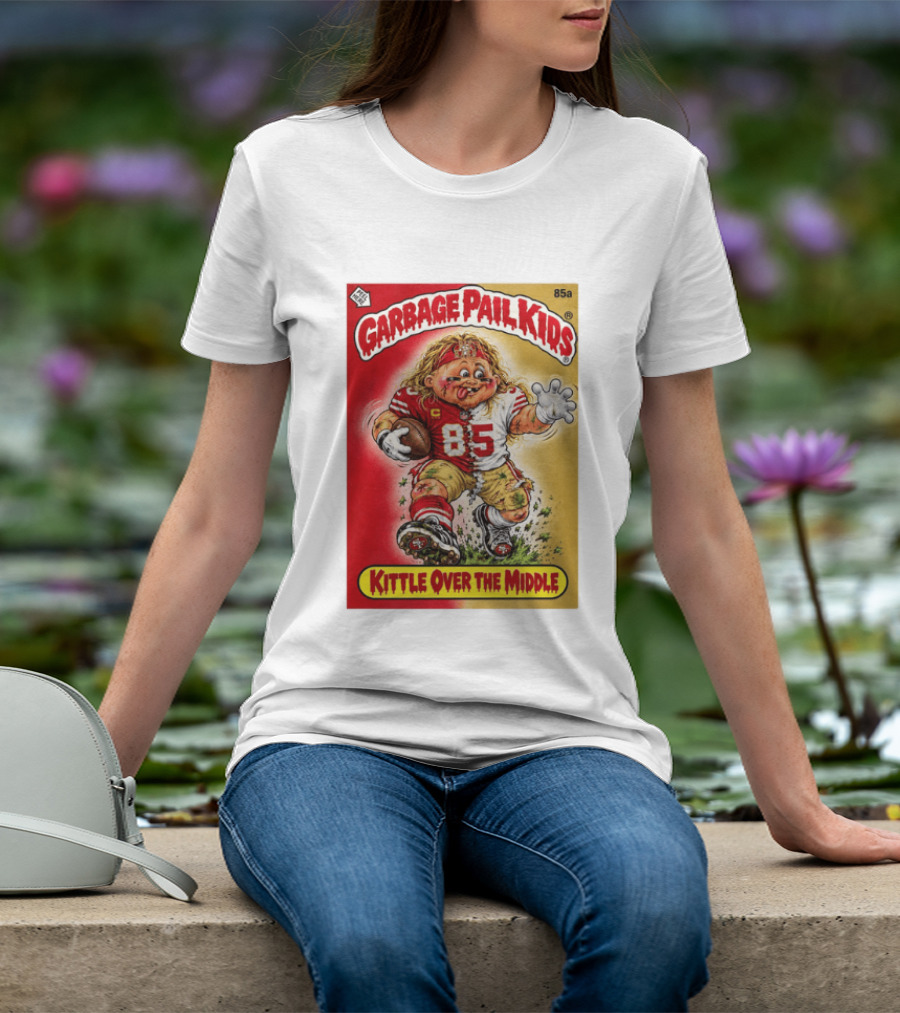Garbage Pail Kids 85a Kittle Over The Middle San Francisco 49ers Football T-Shirt