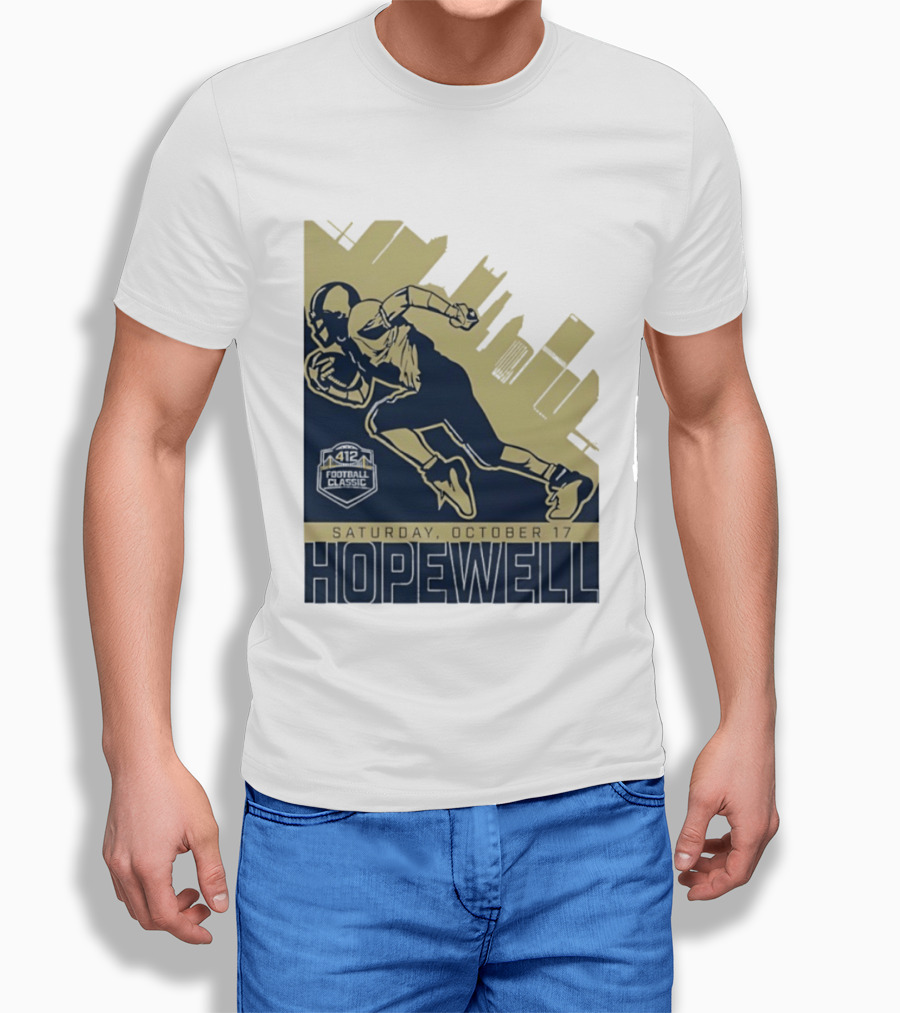 Hopewell Football Classic Saturday October 17 City Skyline T-Shirt