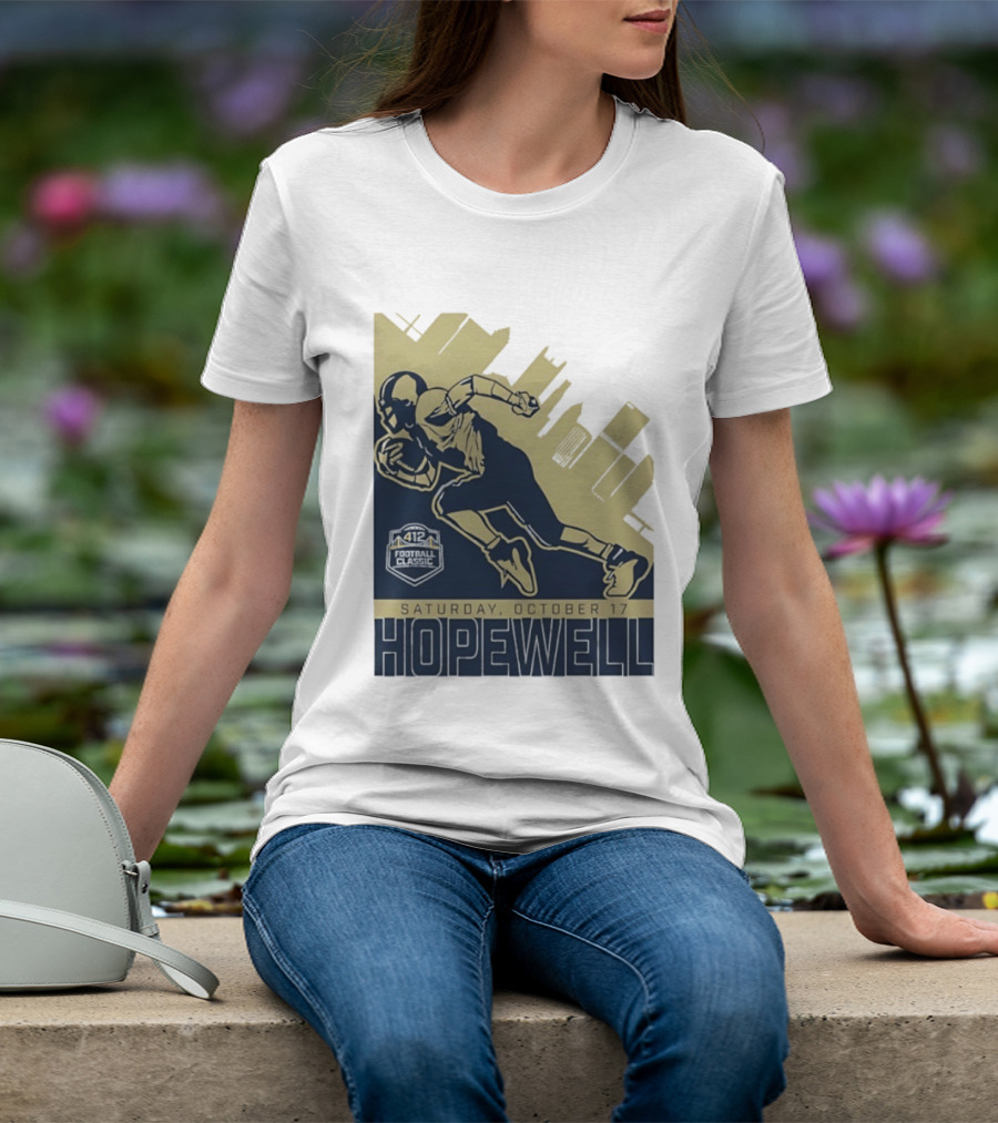 Hopewell Football Classic Saturday October 17 City Skyline T-Shirt