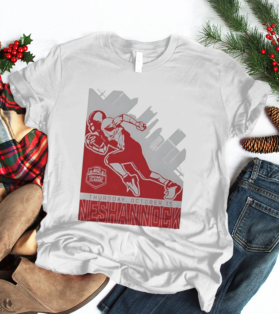 Neshannock 412 Football Classic Thursday October 15 Skyline T-Shirt