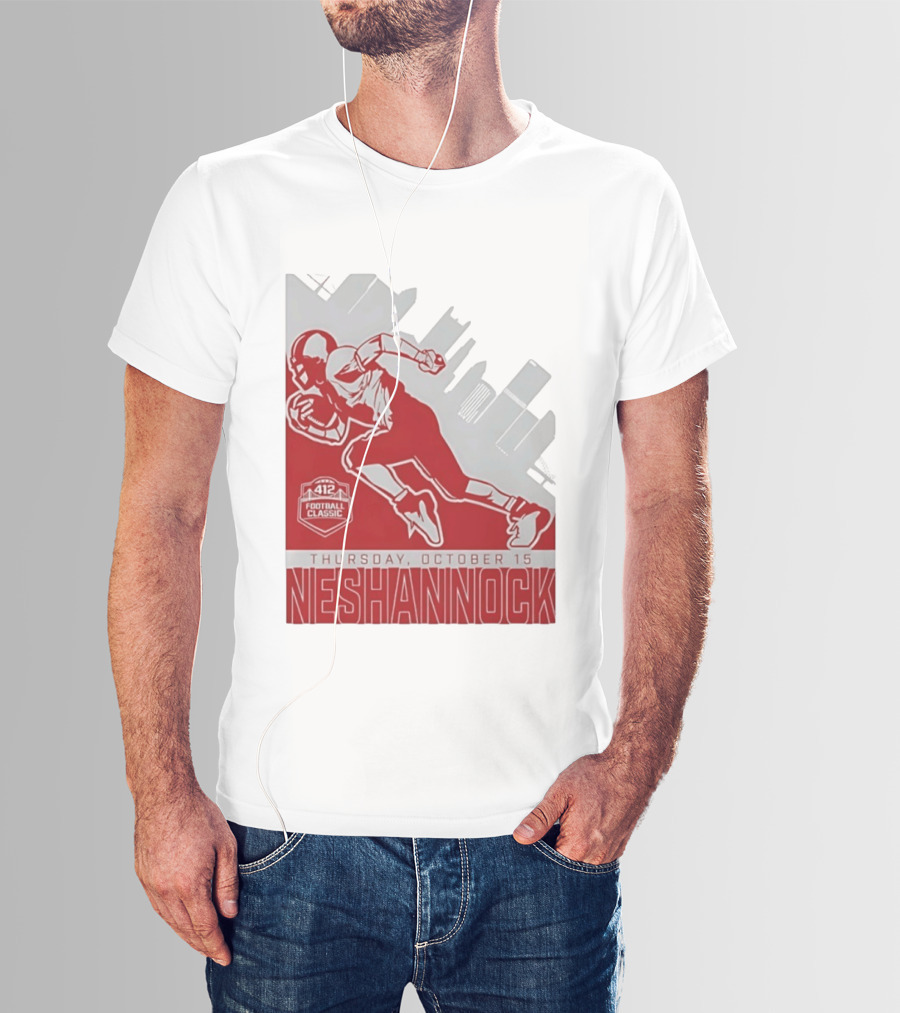 Neshannock 412 Football Classic Thursday October 15 Skyline T-Shirt