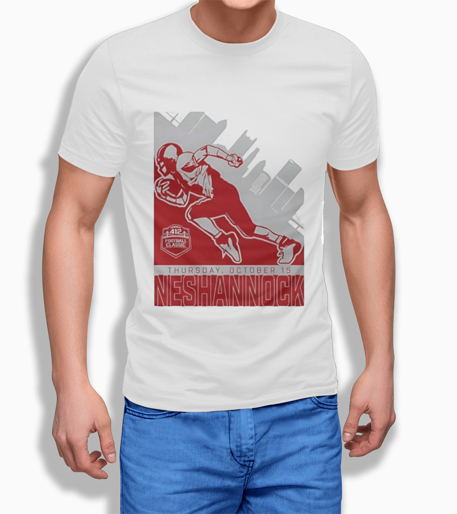 Neshannock 412 Football Classic Thursday October 15 Skyline T-Shirt