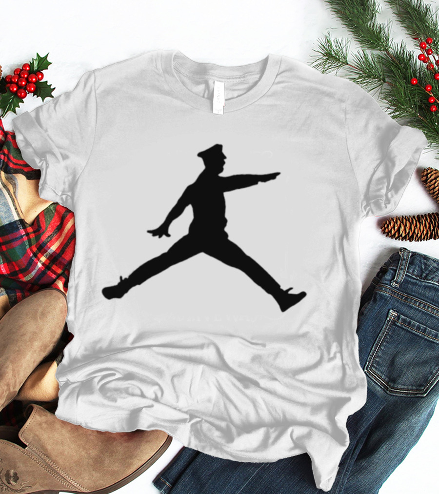 Police Officer Jumpman Figure T-Shirt