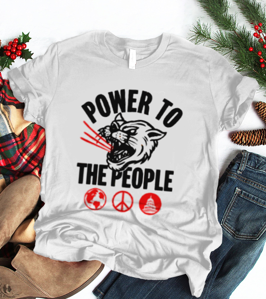 Power To The People 2026 Columbia MD October 3 Merriweather Post Pavilion The Tiger Peace T-Shirt