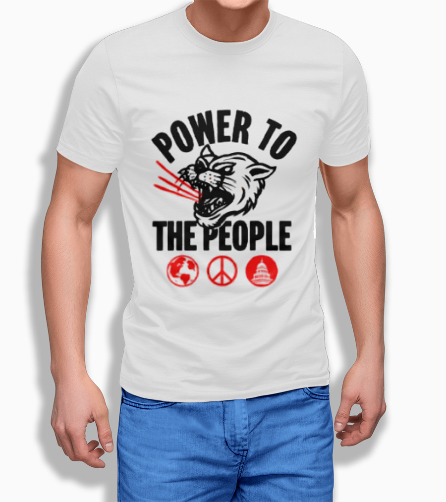 Power To The People 2026 Columbia MD October 3 Merriweather Post Pavilion The Tiger Peace T-Shirt