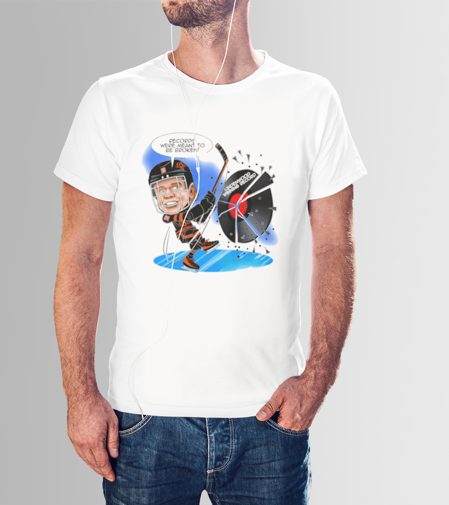 Records Were Meant To Be Broken Lindenwood Hockey Winning Record T-Shirt