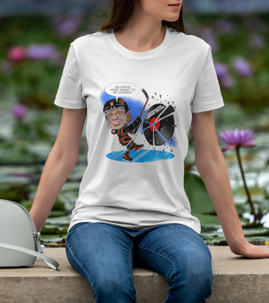 Records Were Meant To Be Broken Lindenwood Hockey Winning Record T-Shirt