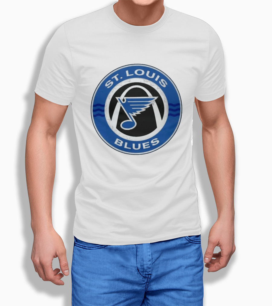 St. Louis Blues NHL Hockey Arch And Note T-Shirt