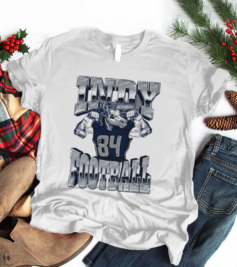 Indy Football Horse Power 84 Indianapolis Colts T-Shirt
