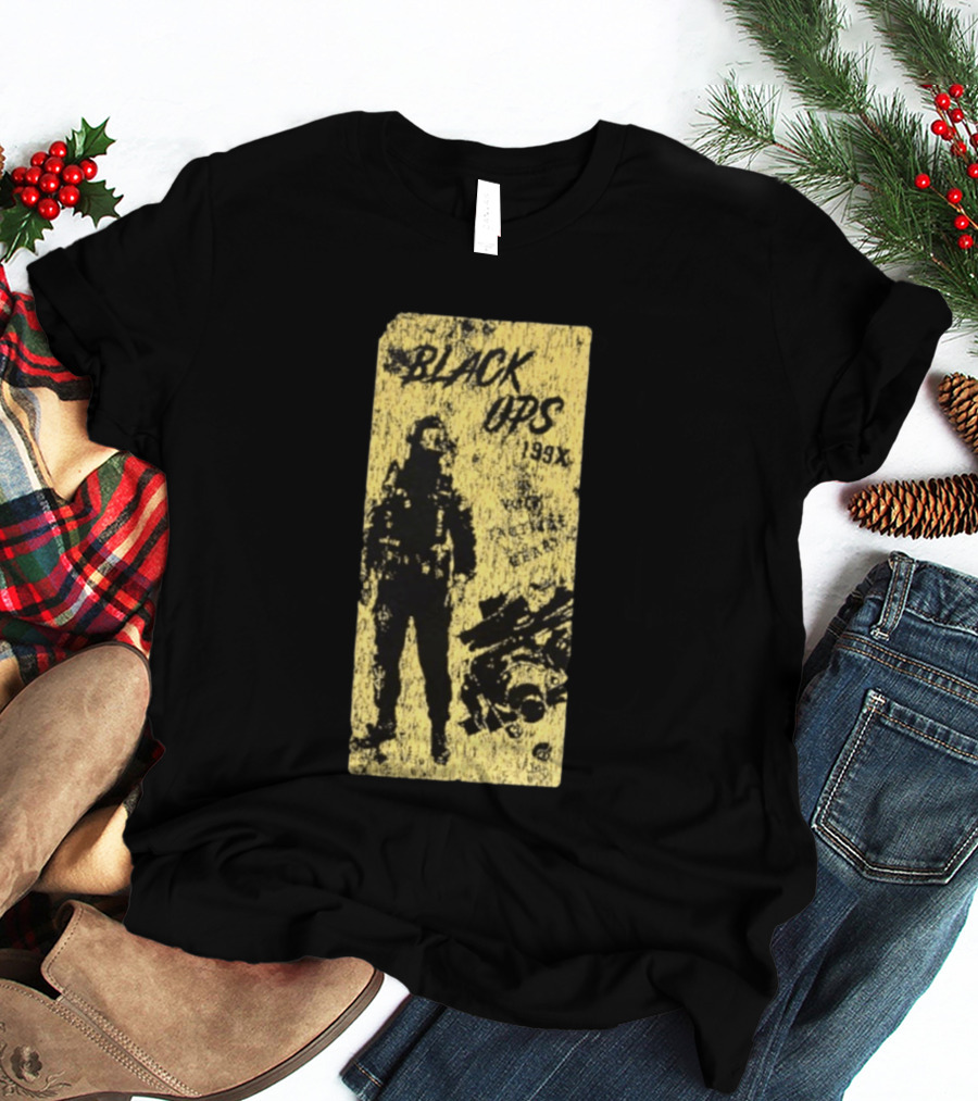 Black Ops 199X Volt Tactical Gear And Soldier T-Shirt