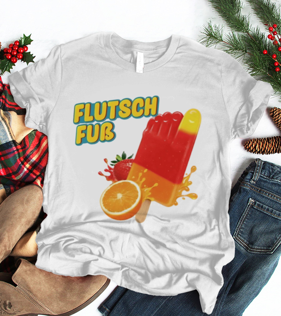 Flutsch Fub Popsicle Orange Strawberry Splash T-Shirt