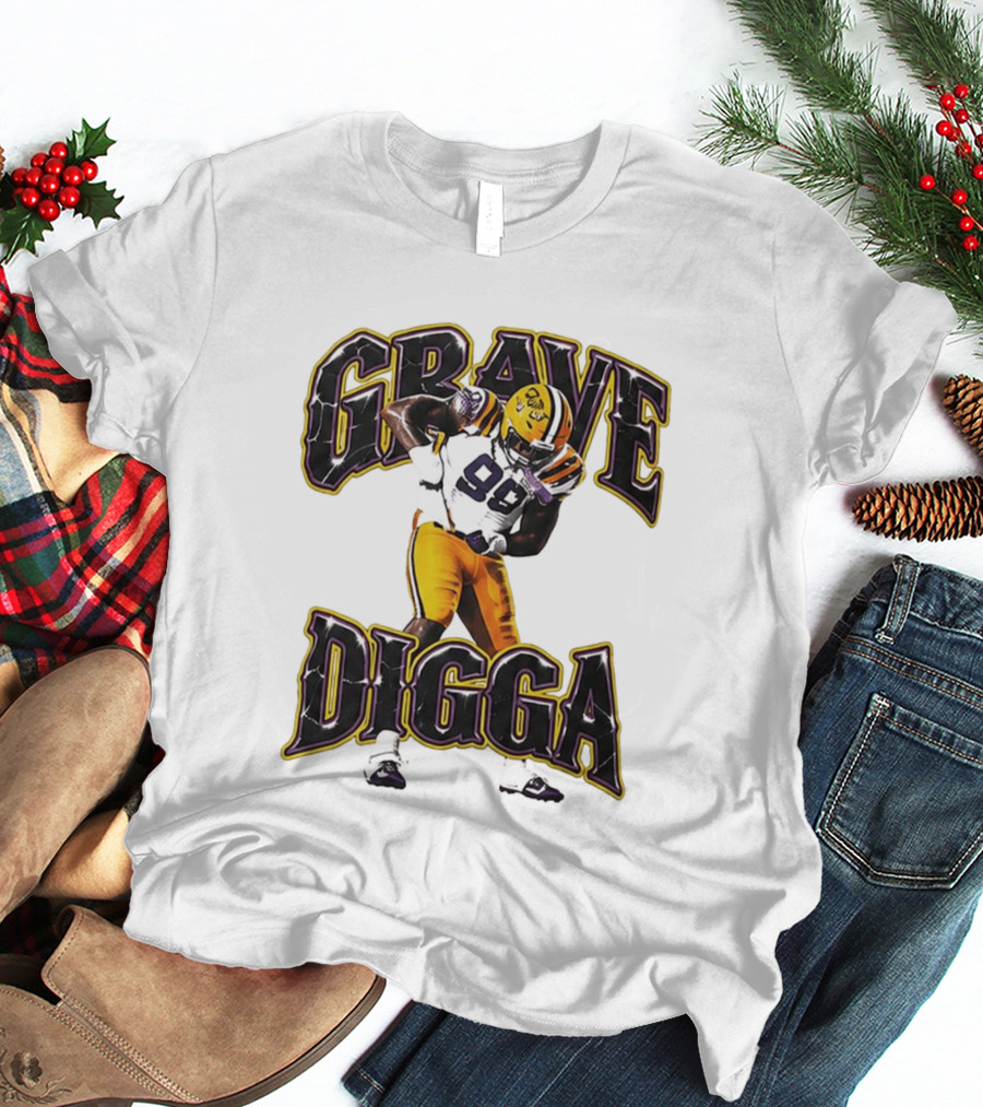 Grave Digga Deuce 90 Gotta Go To Work Football Player T-Shirt