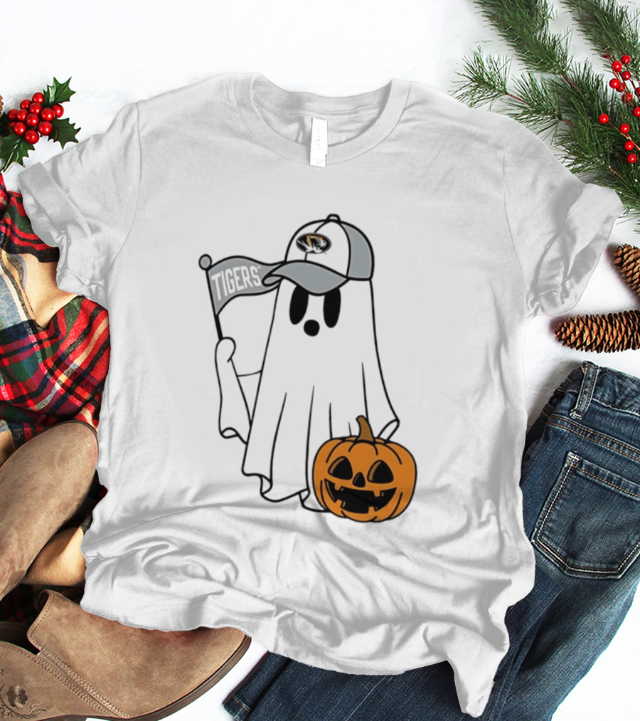 Missouri Tigers Halloween Ghost Pumpkin 2026 T-Shirt