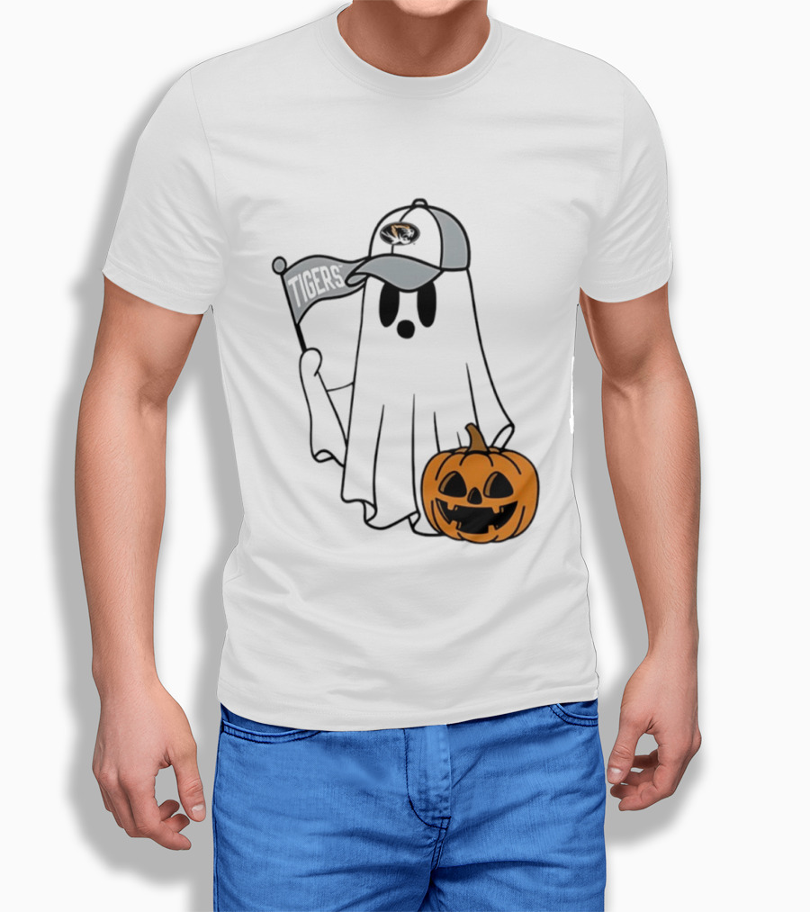 Missouri Tigers Halloween Ghost Pumpkin 2026 T-Shirt