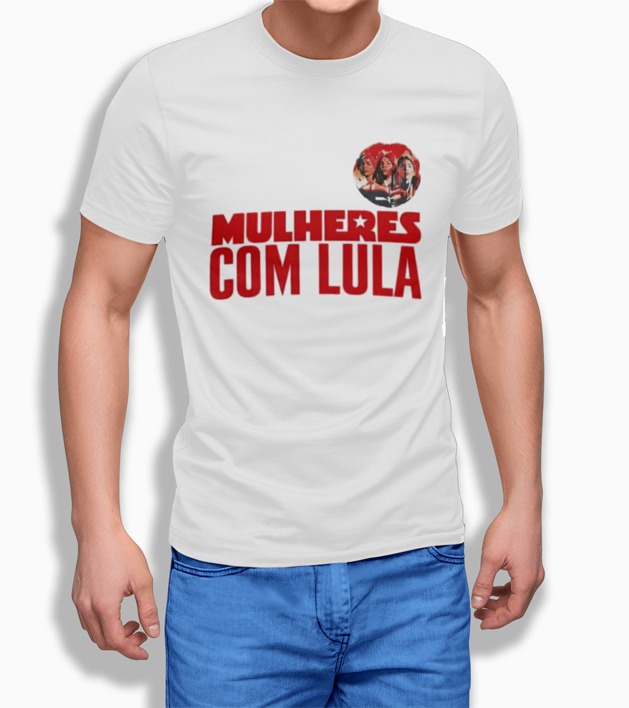 Mulheres Com Lula Olívia Santana T-Shirt