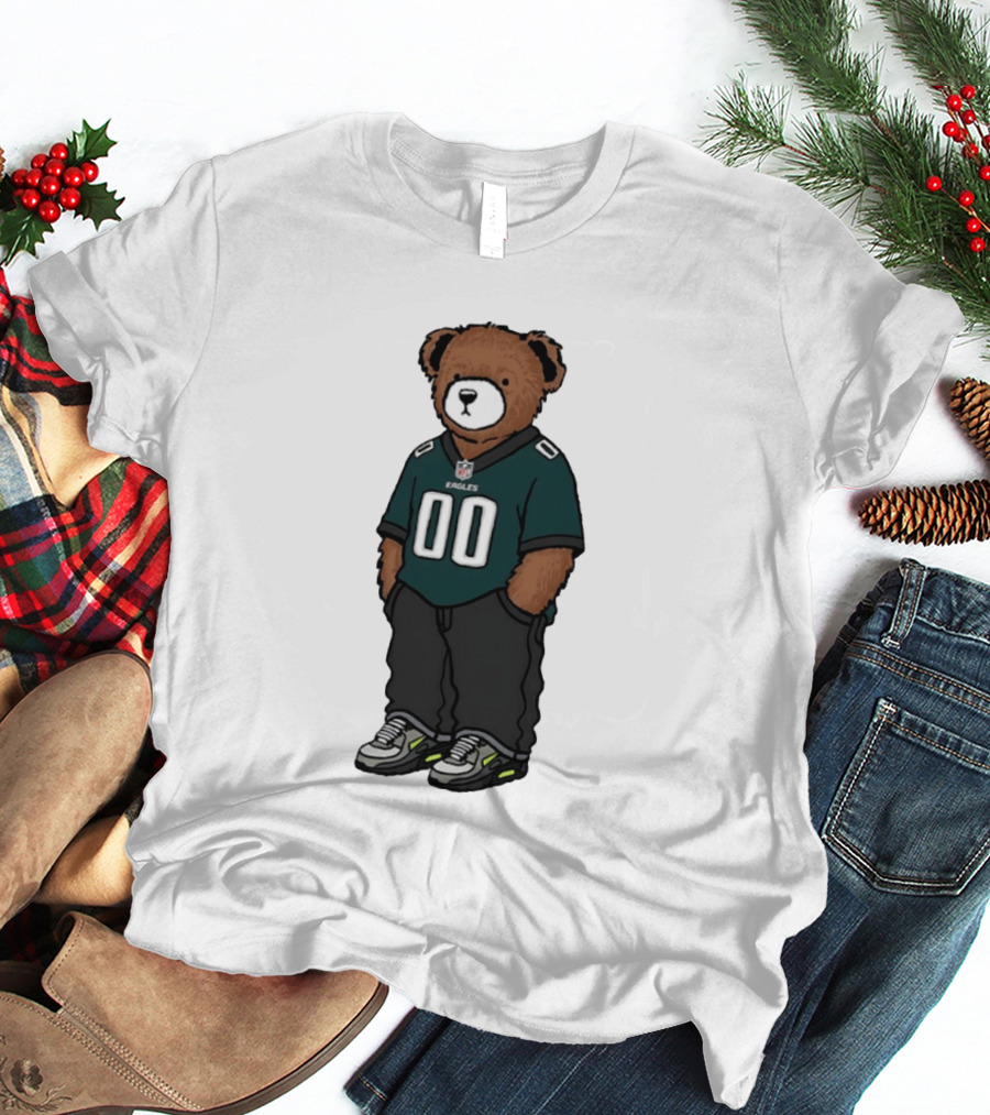 Philadelphia Eagles Teddy Bear London Games 2026 T-Shirt