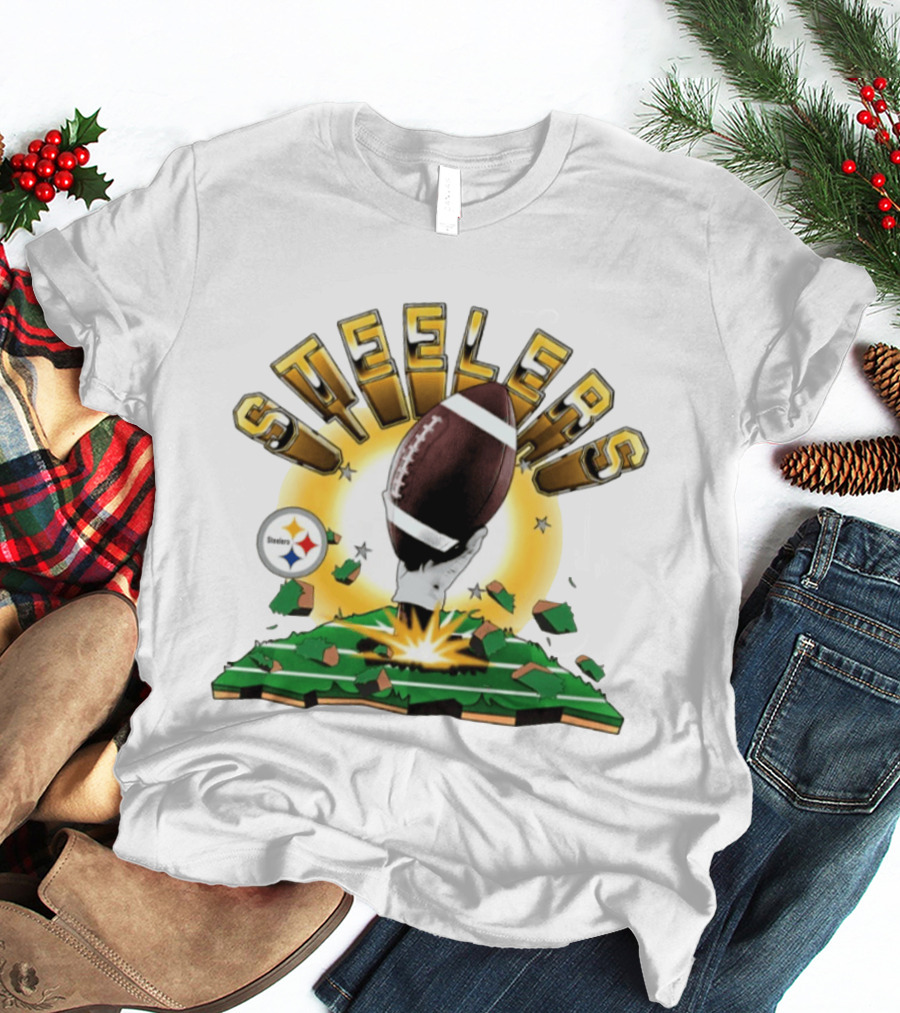 Pittsburgh Steelers Explode Football Clubhouse 2026 T-Shirt