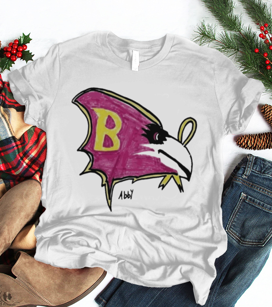 Ravens B Logo Child Drawing By Abiy T-Shirt