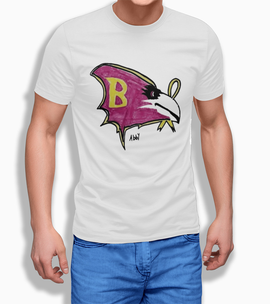 Ravens B Logo Child Drawing By Abiy T-Shirt