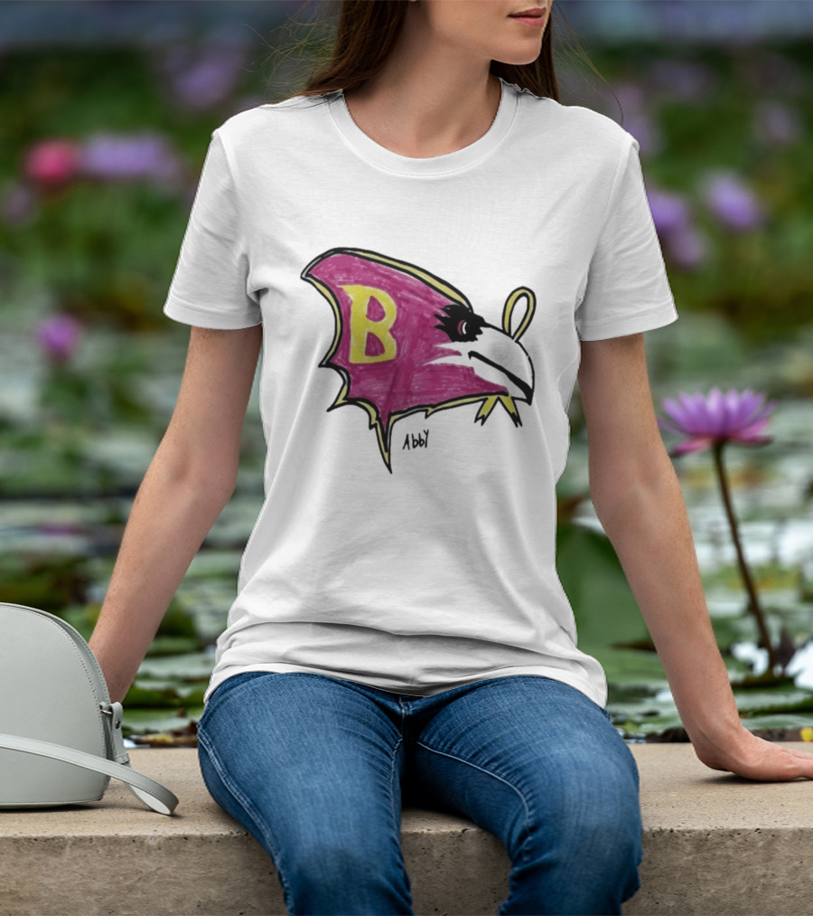 Ravens B Logo Child Drawing By Abiy T-Shirt