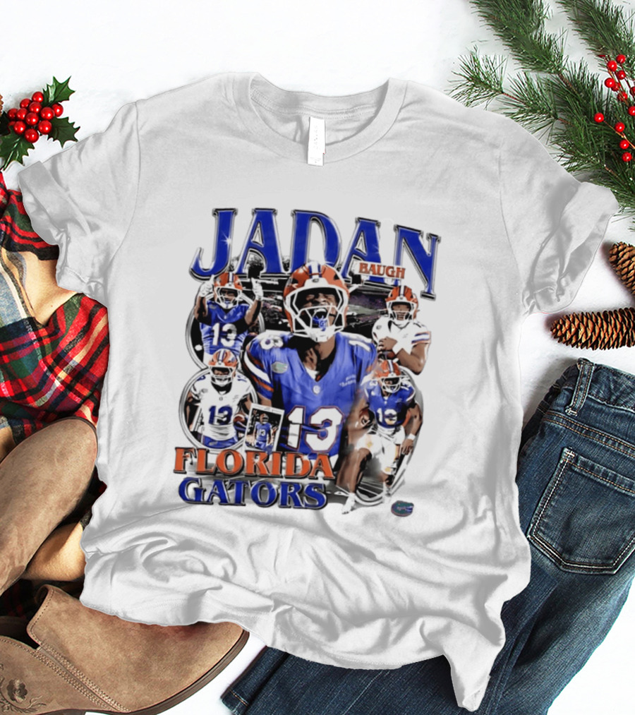 Jadan Baugh Florida Gators 2026 NCAA Football 90s Bootleg T-Shirt