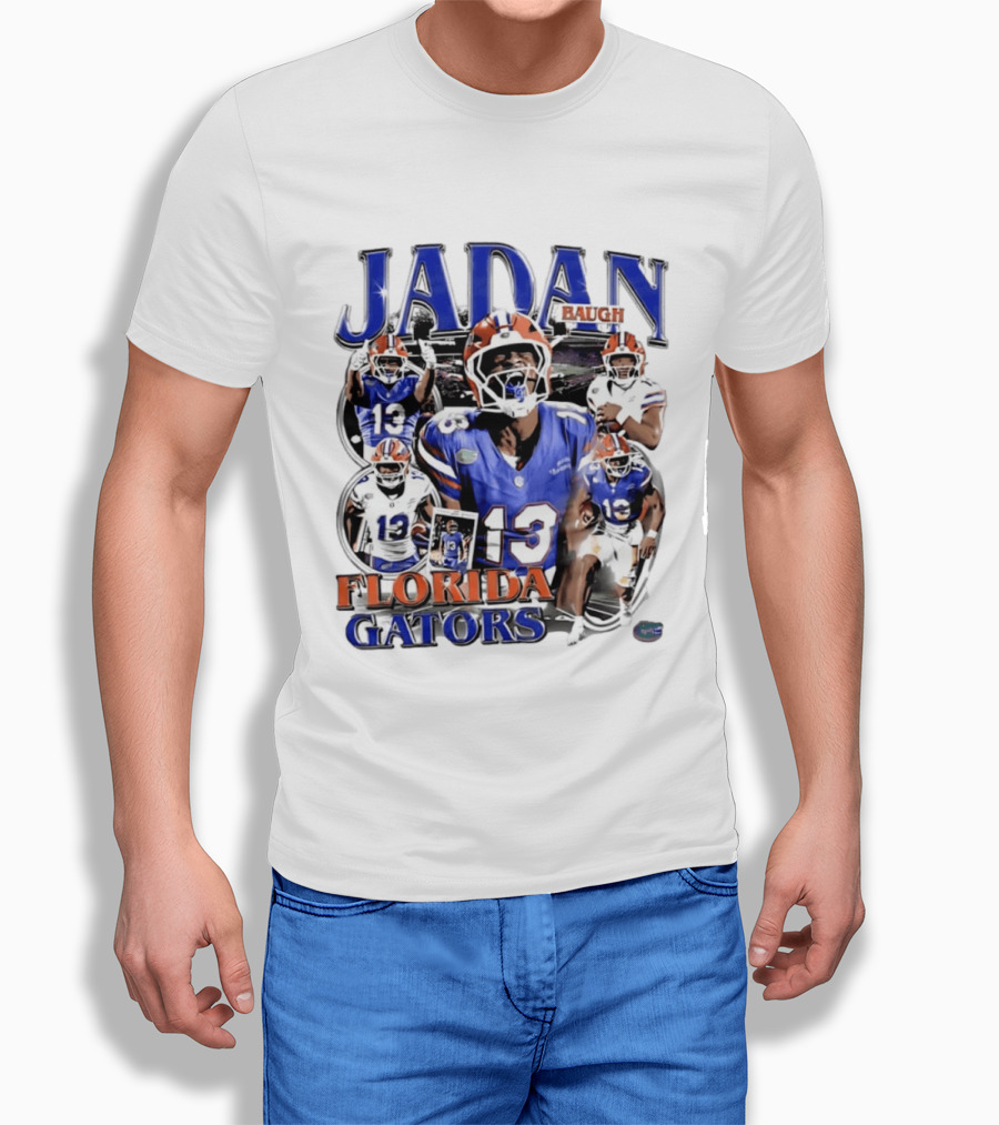 Jadan Baugh Florida Gators 2026 NCAA Football 90s Bootleg T-Shirt