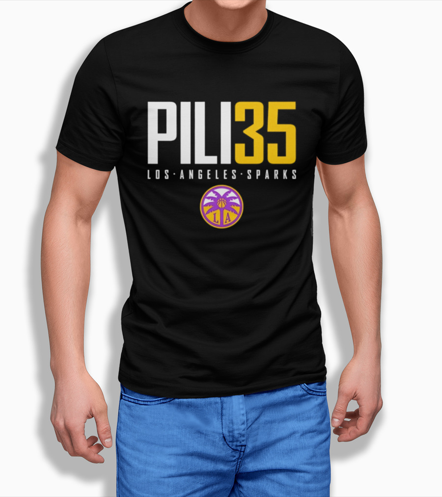 Pili 35 Los Angeles Sparks WNBA Basketball Team T-Shirt