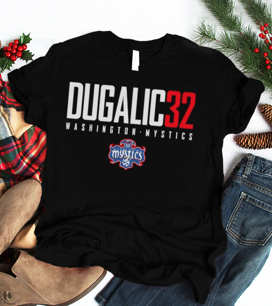 Angela Dugalic 32 Washington Mystics Mystics Basketball T-Shirt