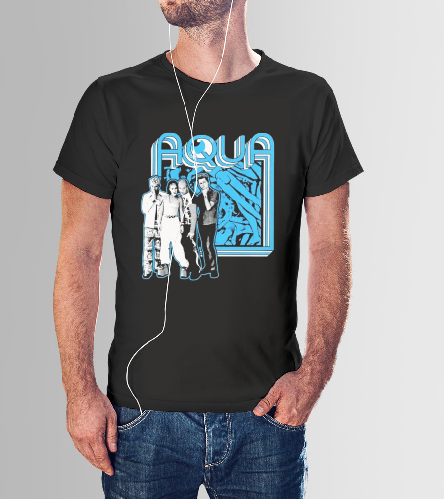 Aqua Band Members Barbie Girl 90s Pop Music Nostalgia T-Shirt