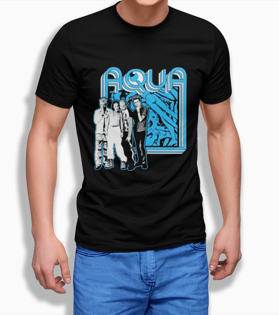 Aqua Band Members Barbie Girl 90s Pop Music Nostalgia T-Shirt