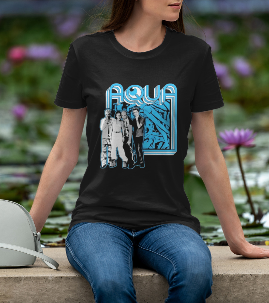 Aqua Band Members Barbie Girl 90s Pop Music Nostalgia T-Shirt